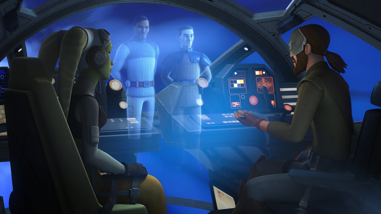 Commander Sato and Senator Organa contact the Ghost with details of a new mission. A rebel team i...