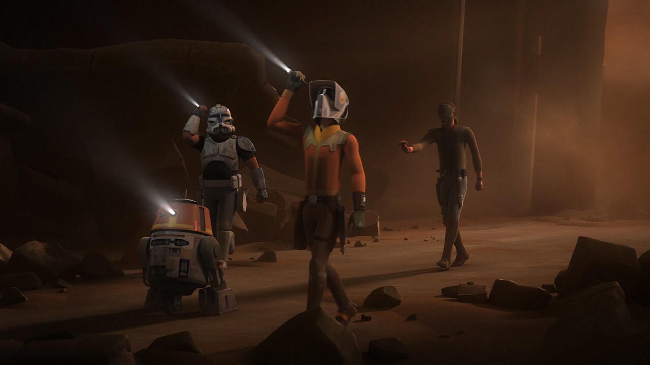 Arriving at Geonosis, they find the planet deserted like last time, but Sabine is picking up a po...