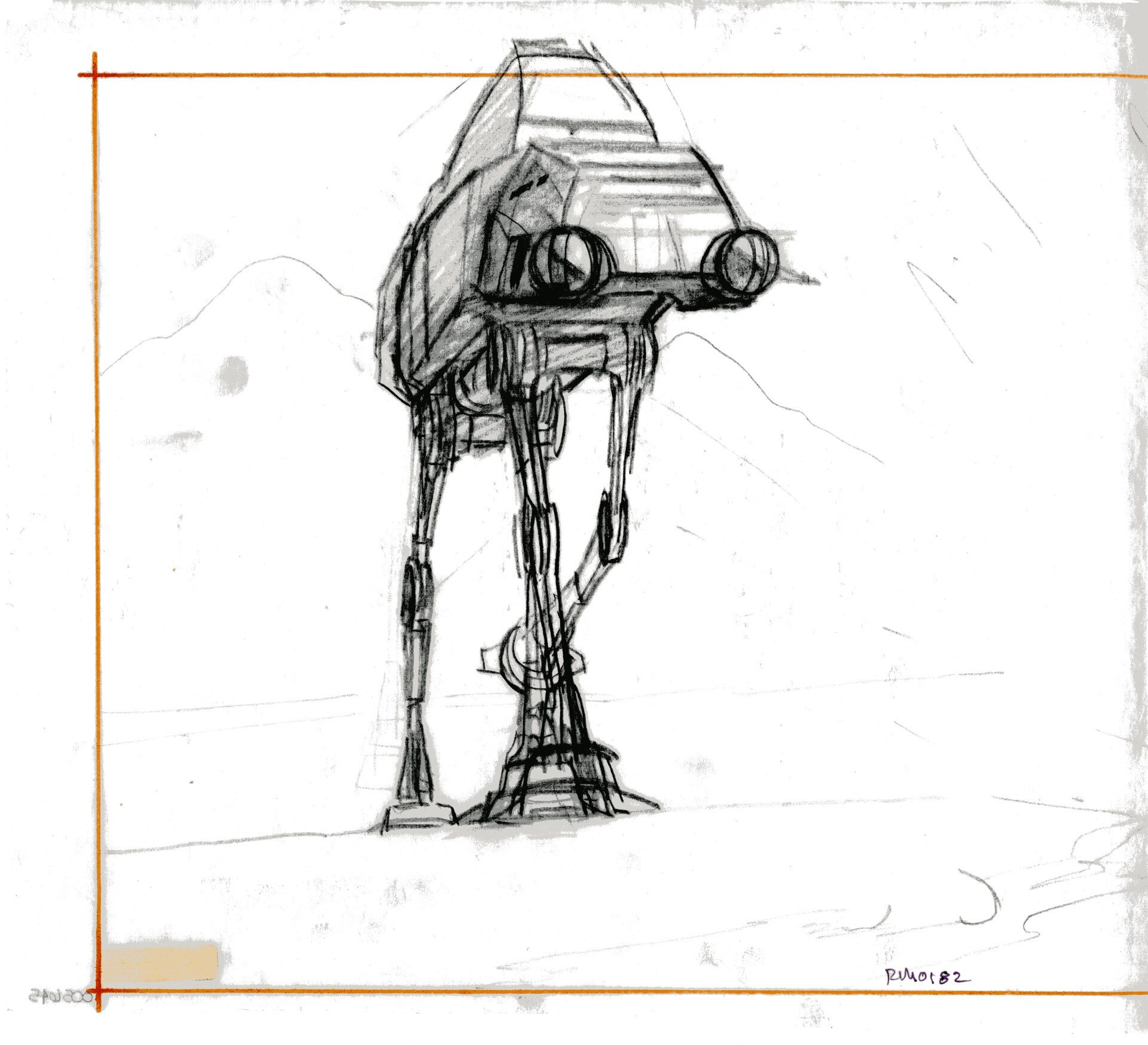 The design of the AT-AT is a hybrid of designs seen in early illustrations by Ralph McQuarrie and...