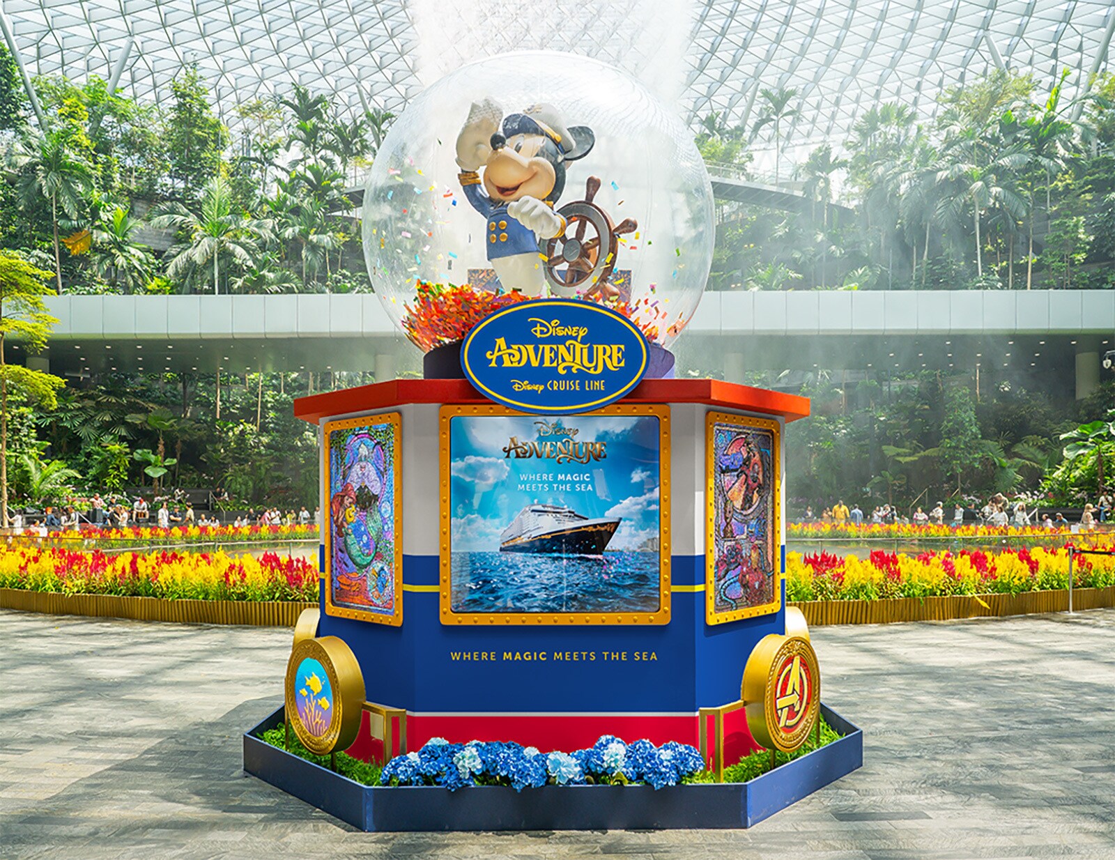 Jewel Changi Airport: A new Disney Adventure photo spot.