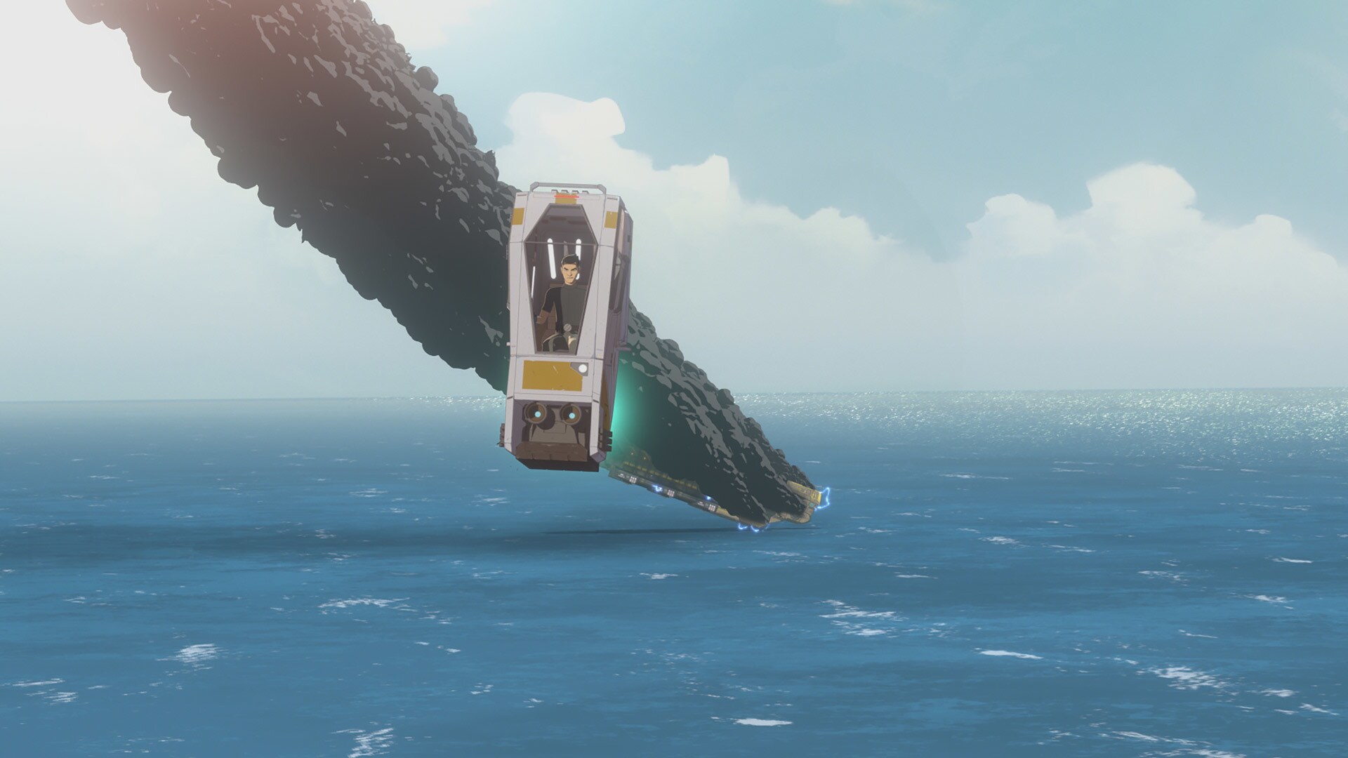 As explosions rock the ship, Kaz makes it out on an escape pod -- with Bitey hitching a ride on t...