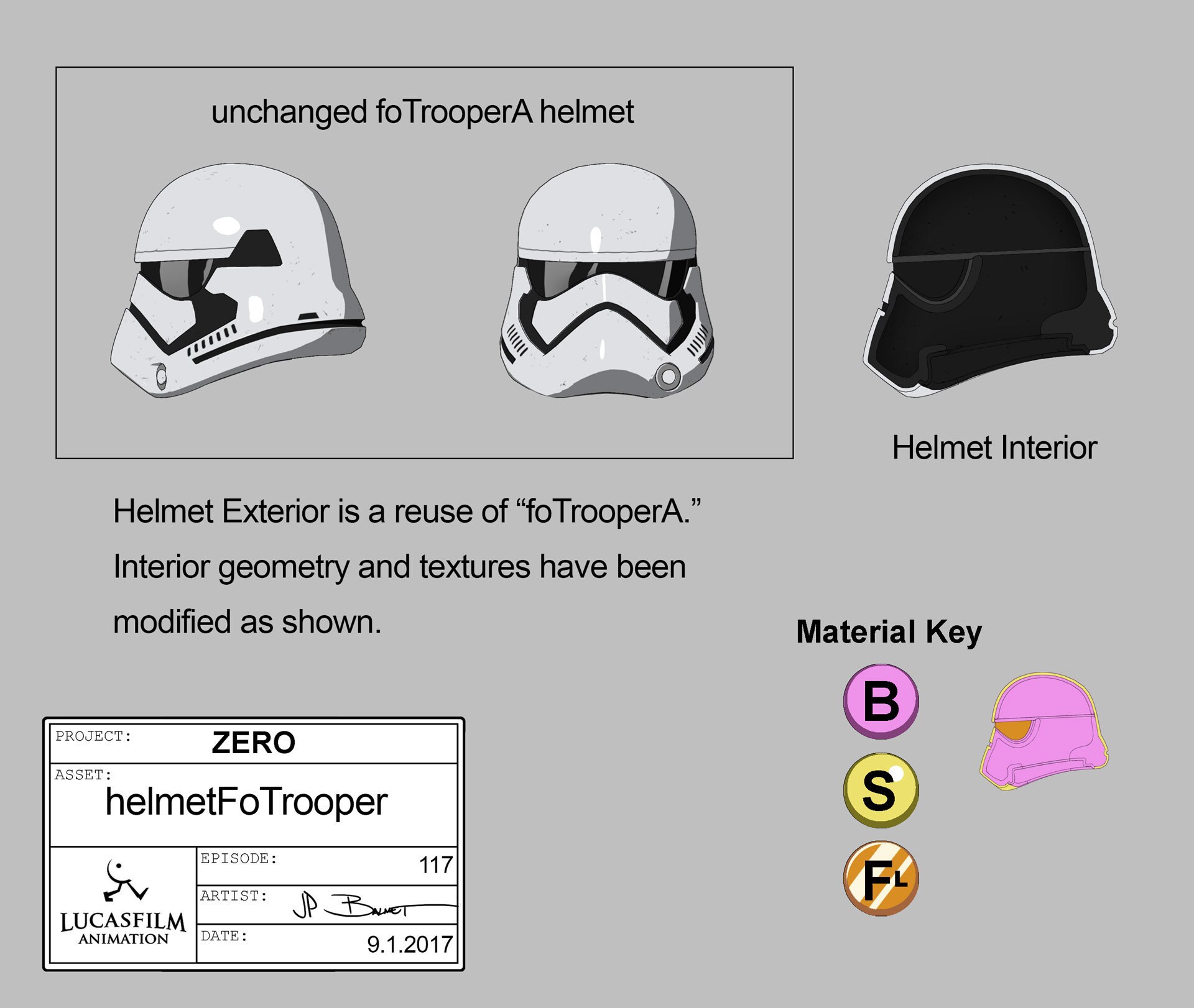 Stormtrooper helmet by JP Balmet.