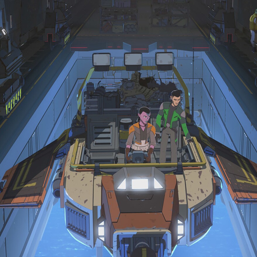 Synara's salvaging skiff