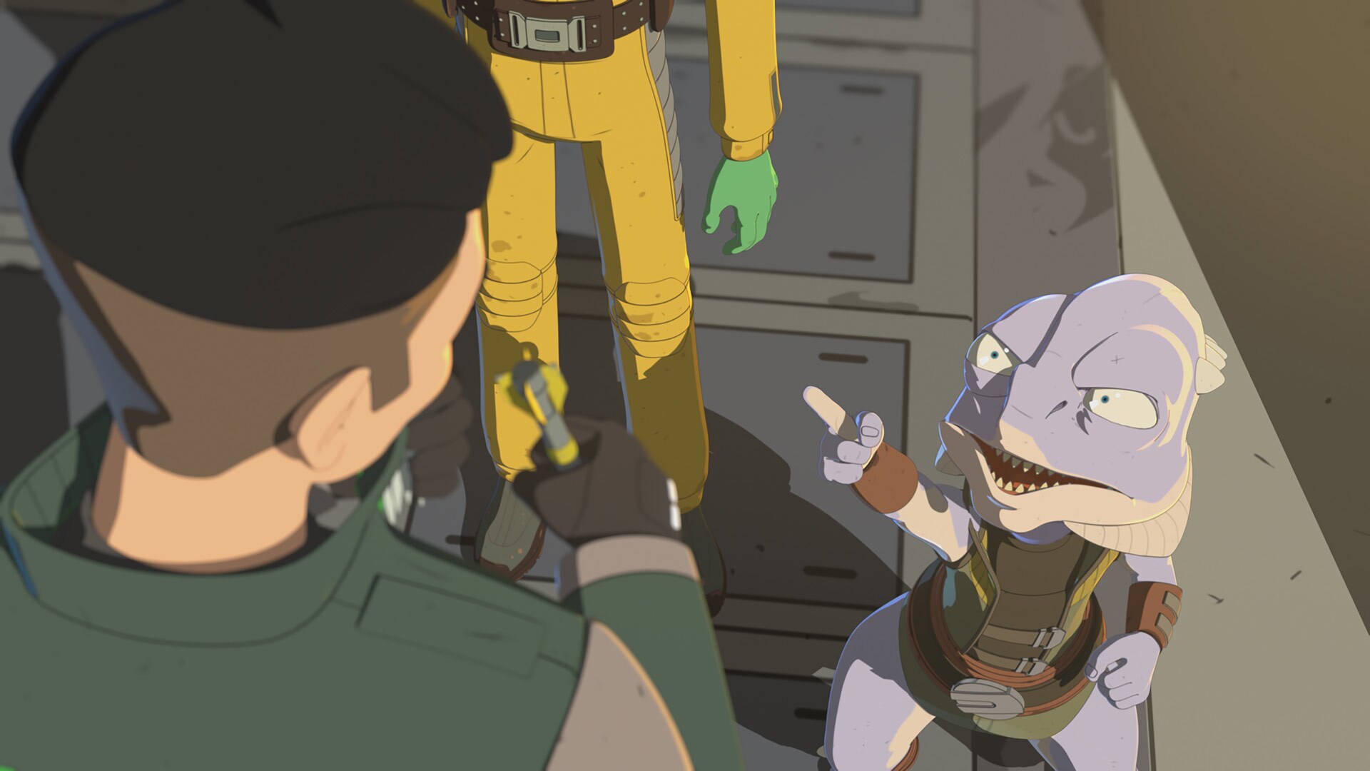 Kaz makes a new friend in Star Wars Resistance.