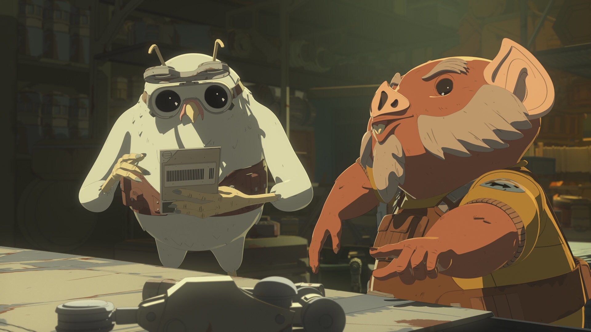 Flix and Orka in Star Wars Resistance.
