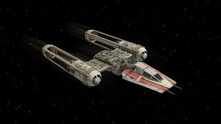 Resistance Y-wing starfighter
