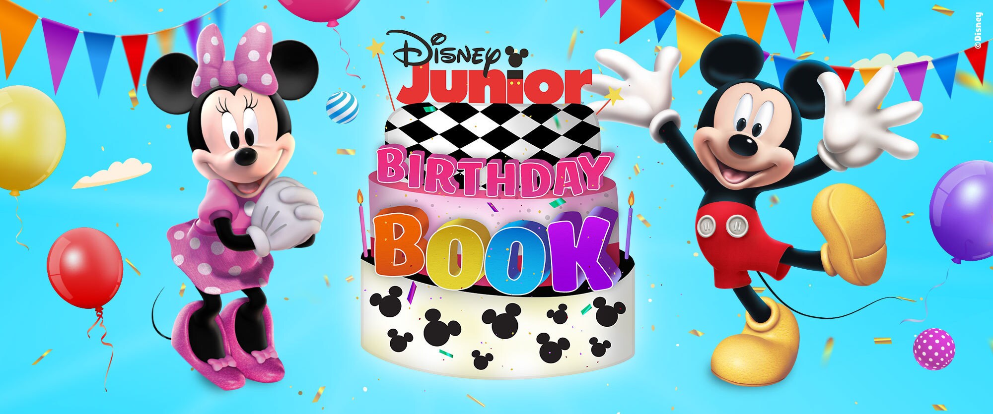 Birthday Book Top | Disney Junior Birthday Book