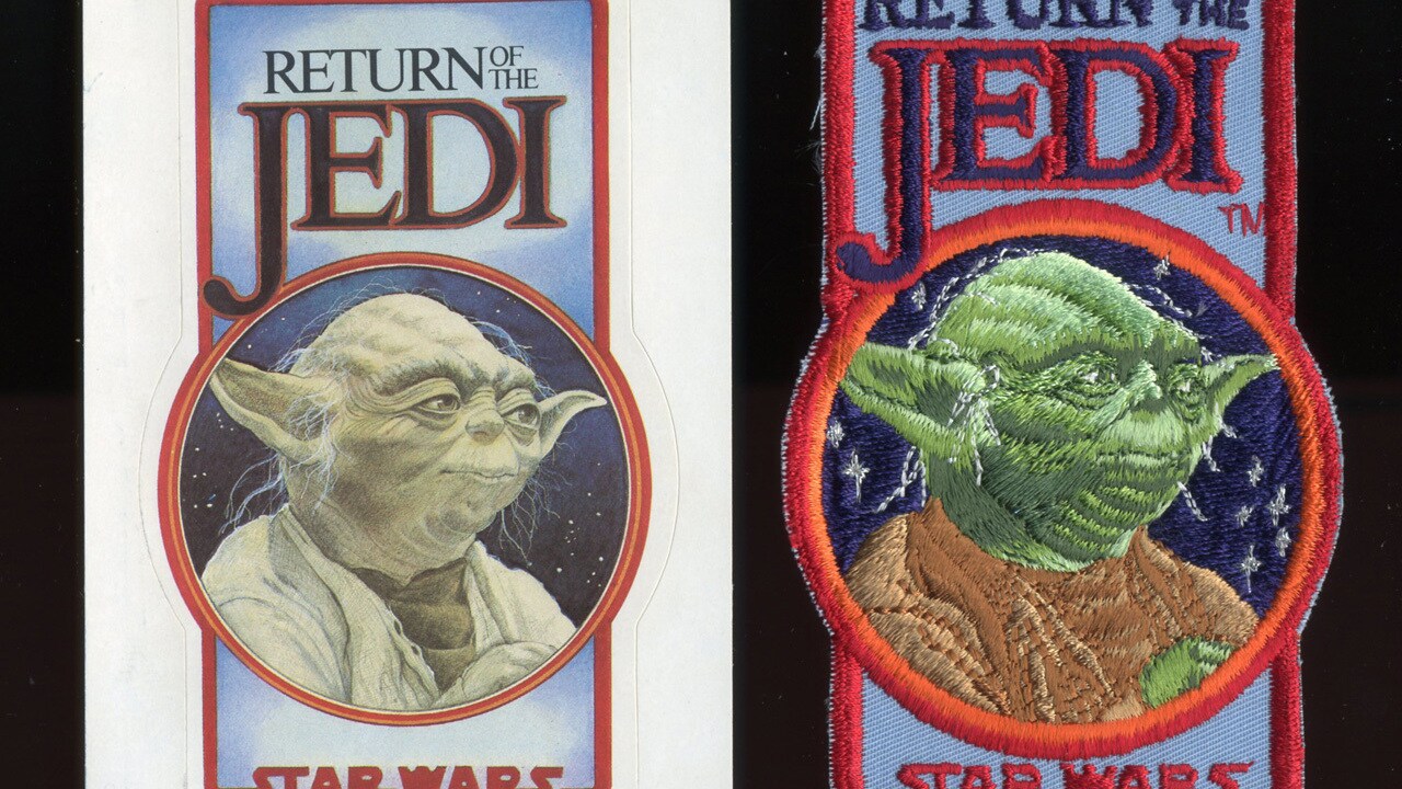 Concept sketches and final art for both the Revenge and Return of the Jedi production logos and p...