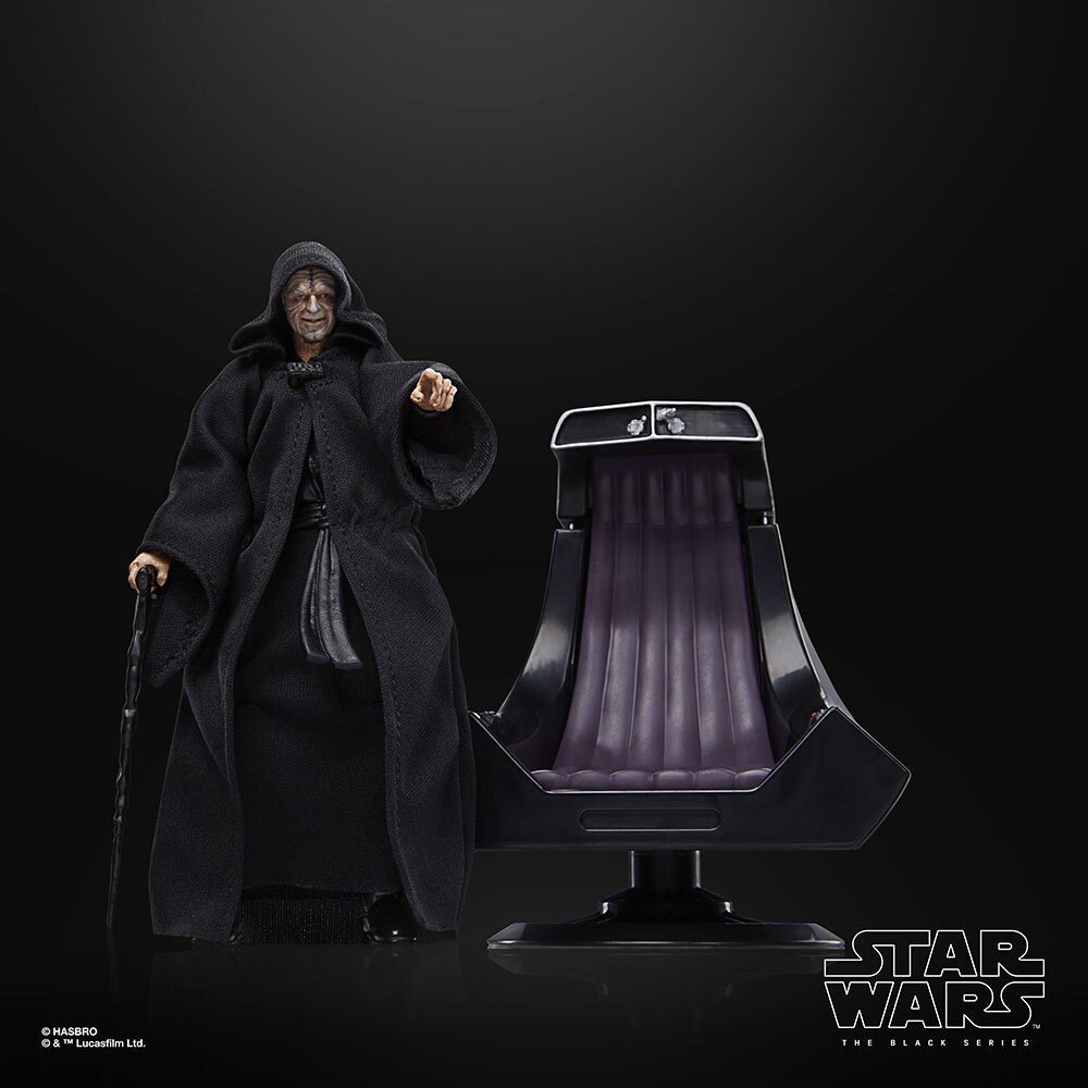 Star Wars: The Black Series Emperor Palpatine on the Throne by Hasbro