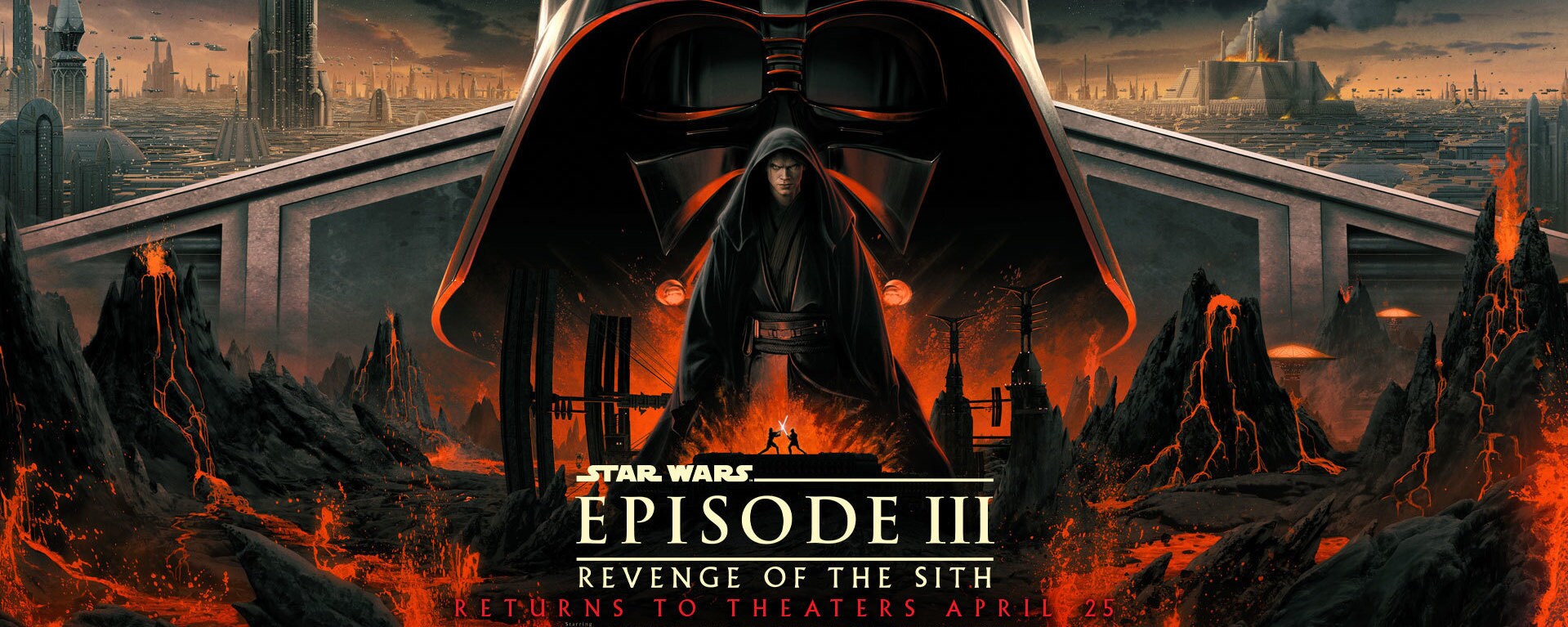 Star Wars: Revenge of the Sith poster art by Matt Ferguson.