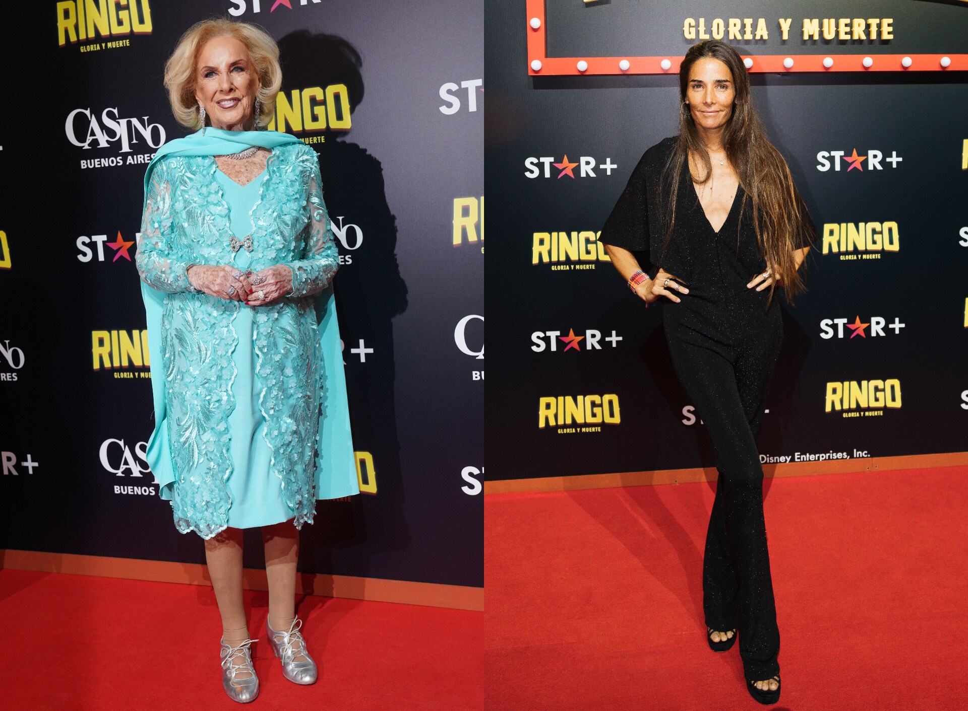 Mirtha Legrand y Juana Viale en la alfombra roja de Ringo: Gloria y Muerte. Mirtha Legrand y Juana Viale en la alfombra roja de Ringo: Gloria y Muerte.