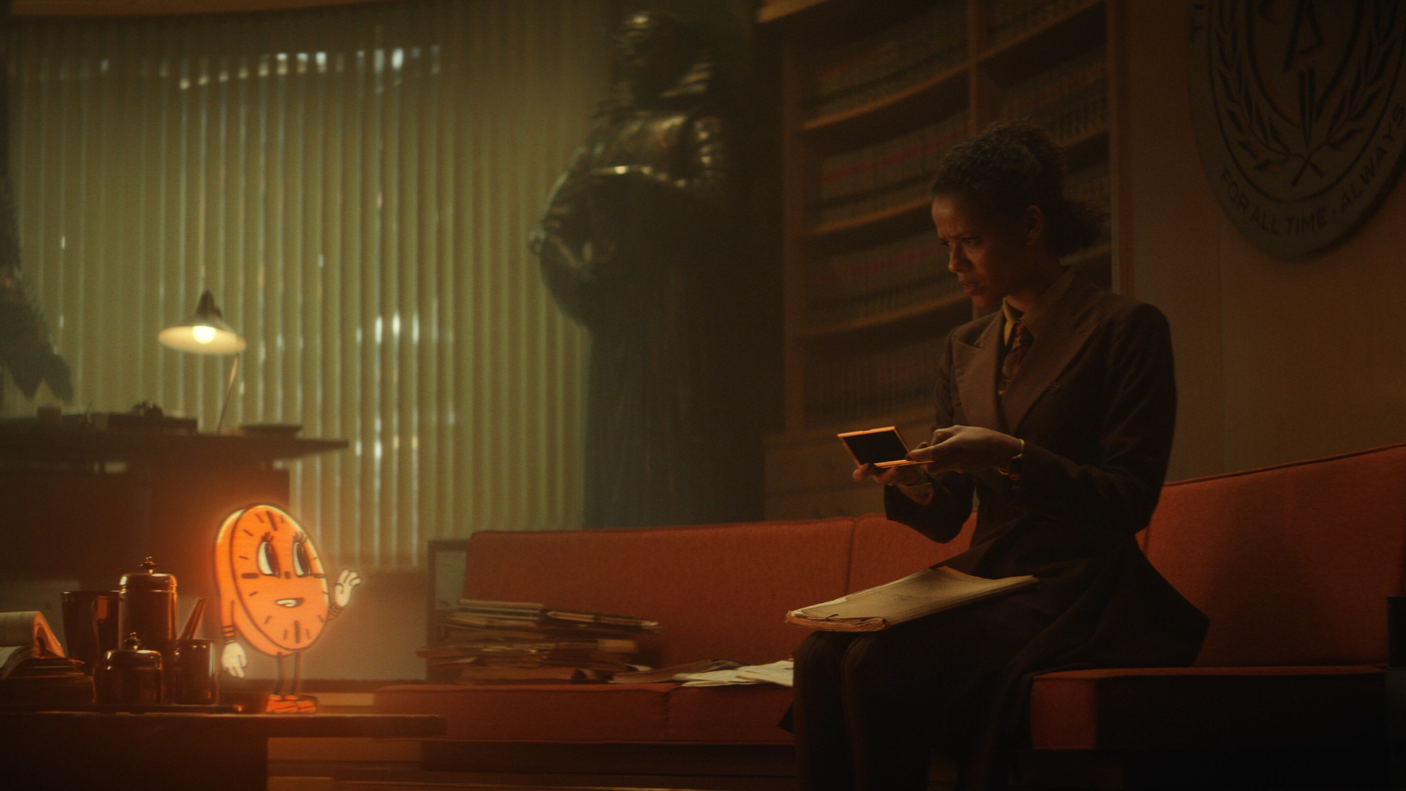 (L-R): Sylvie (Sophia Di Martino) and Loki (Tom Hiddleston) in Marvel Studios' LOKI, exclusively on Disney+. Photo courtesy of Marvel Studios. ©Marvel Studios 2021. All Rights Reserved.
