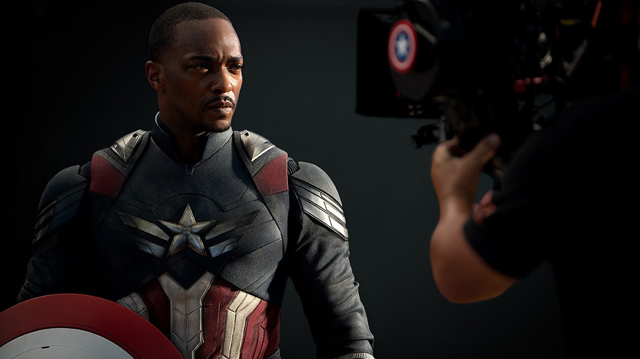 Captain America/Sam Wilson (Anthony Mackie) in Marvel Studios' CAPTAIN AMERICA: BRAVE NEW WORLD. Photo courtesy of Marvel Studios. © 2024 MARVEL.