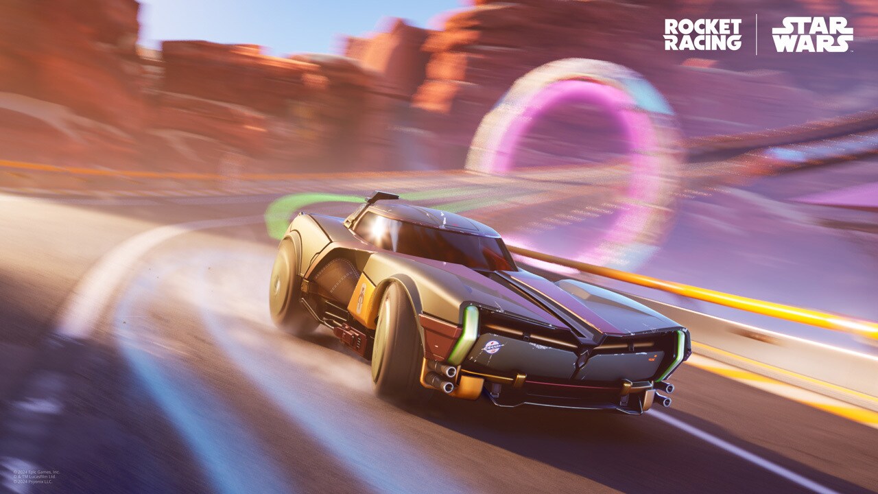 Rocket Racing | Star Wars image featuring a car with a Star Wars skin