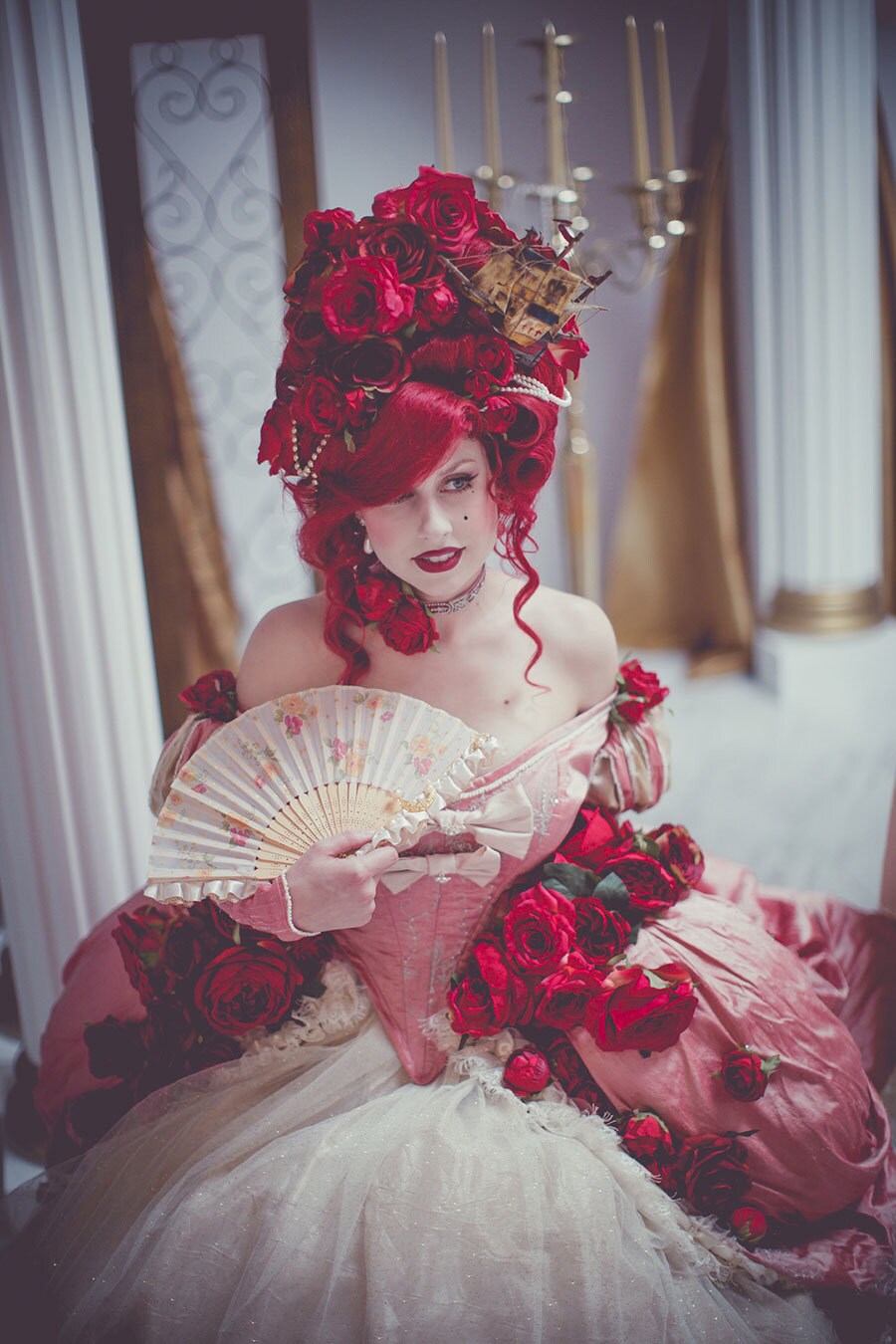 Traci Hines as Ariel in Rococo Princess-Inspired Photoshoot