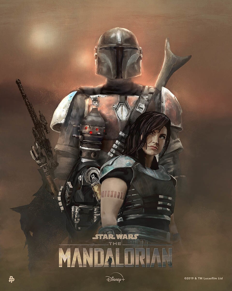 The Mandalorian poster by Rafal Rola