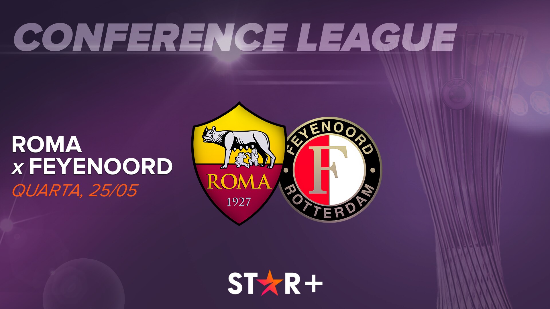 Roma x Feyenoord ao vivo: como assistir online à final da Conference League
