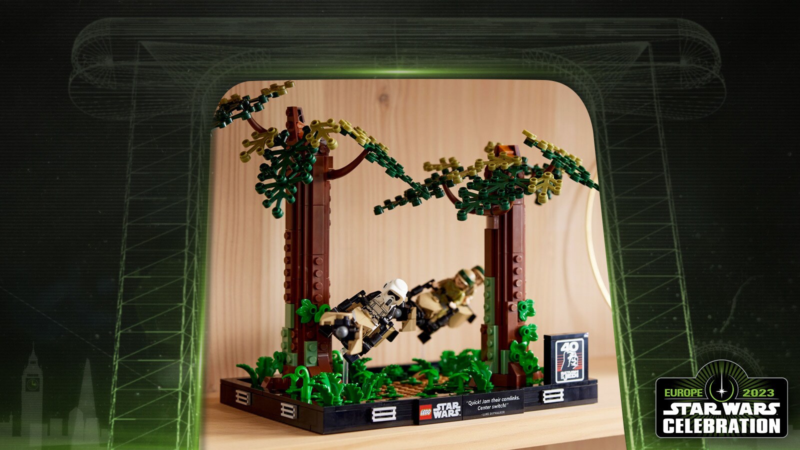 SWCE 2023: Inside the LEGO Group's New Star Wars: Return of the Jedi 40th Anniversary Dioramas