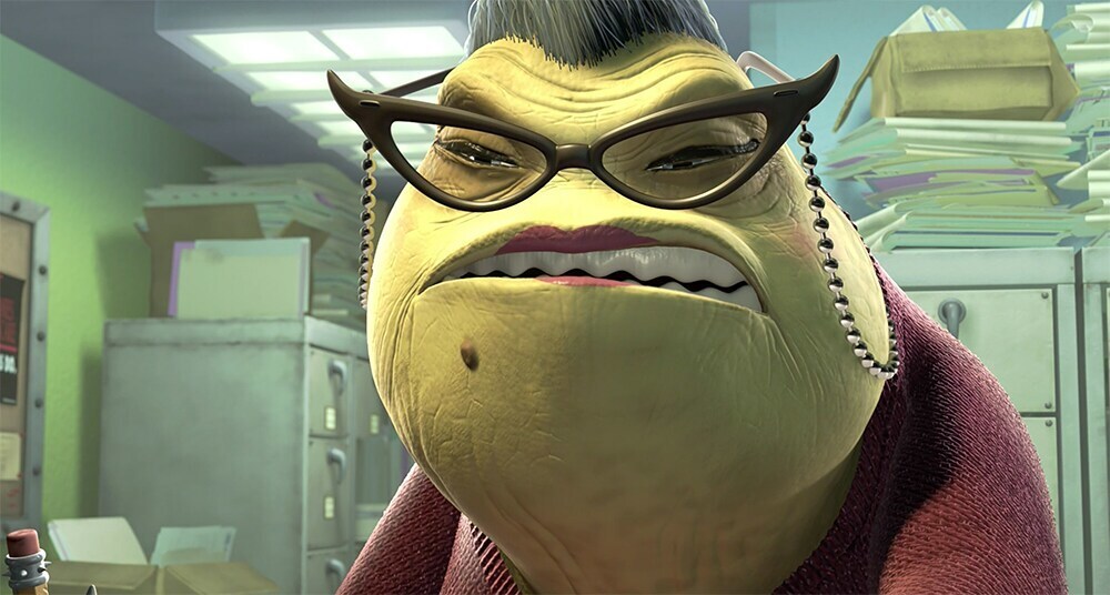 Roz from the movie "Monsters, Inc."