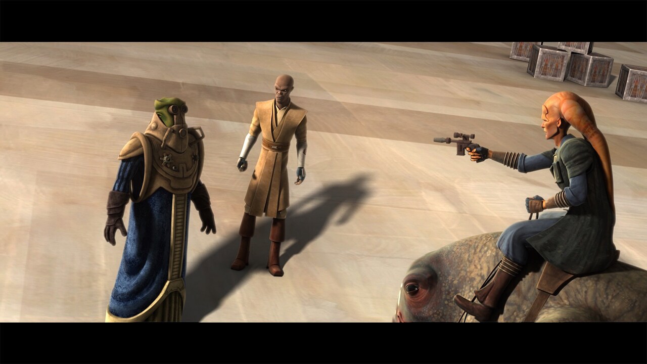 The attack succeeded, and Syndulla and Windu captured Tambor. Ryloth had been freed. But as Syndu...