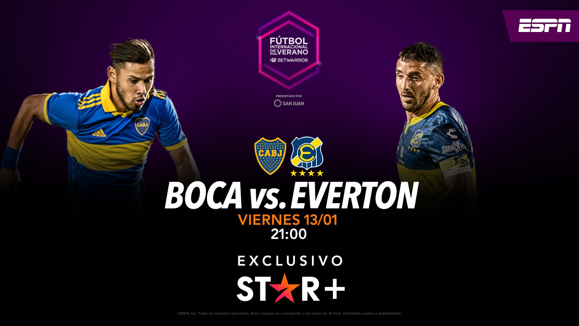 Boca vs. Everton en vivo: dónde ver online el partido del Fútbol Internacional de Verano
