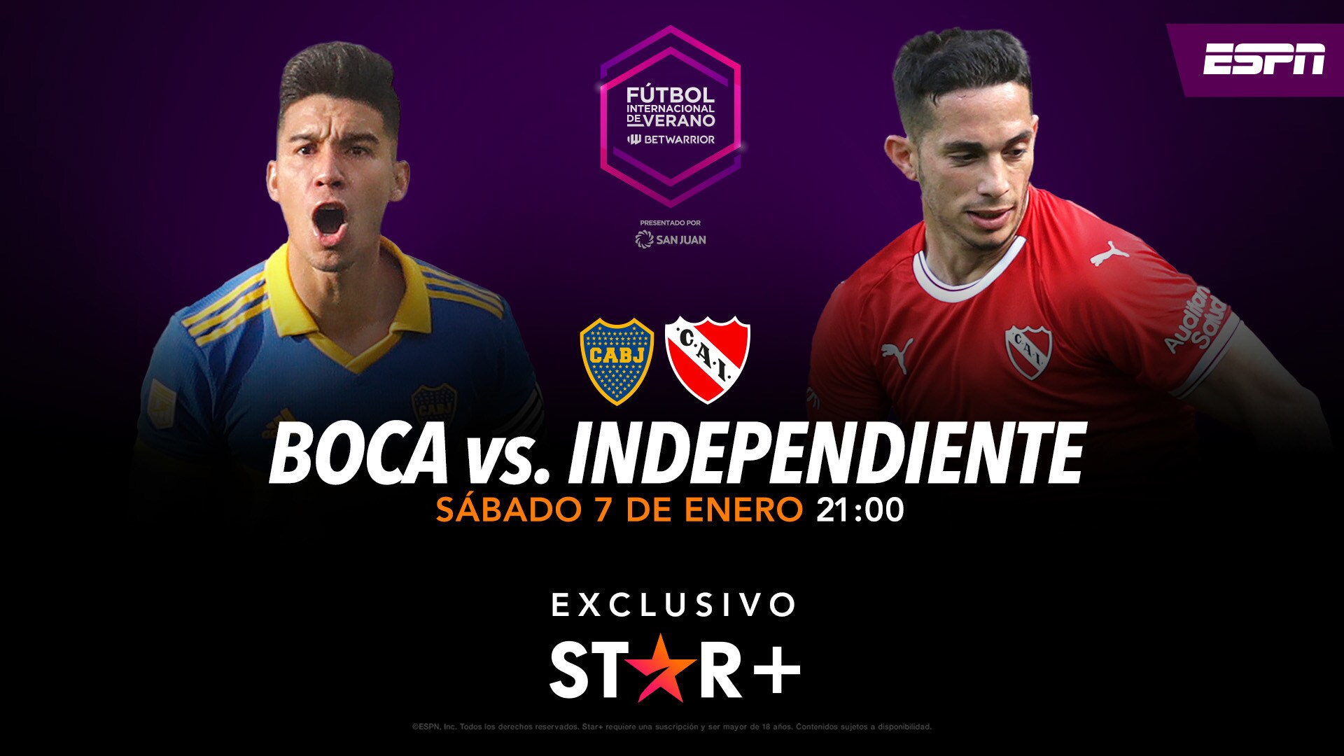 Boca vs. Independiente en vivo: dónde ver online el partido del Fútbol Internacional de Verano