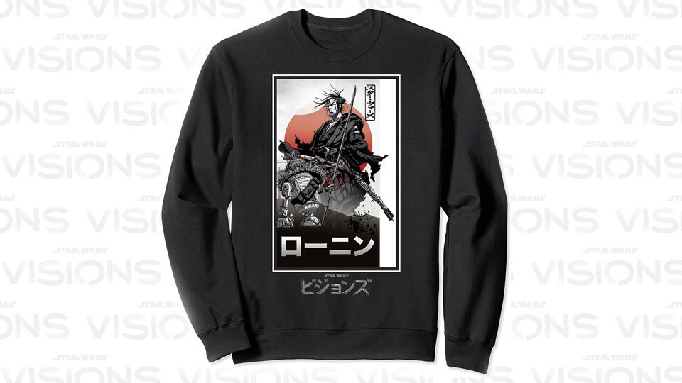 Star Wars Visions Samurai Box Up Poster Sweatshirt