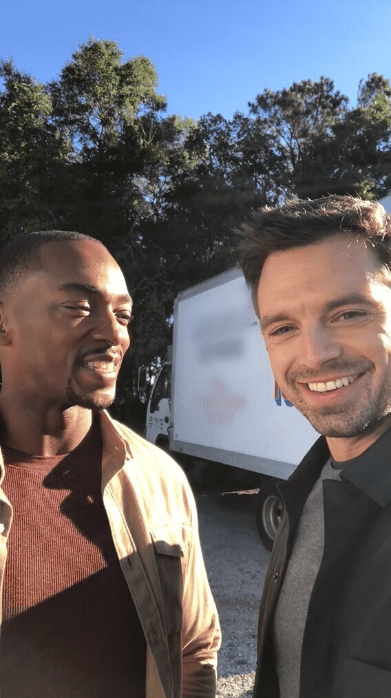 Anthony Mackie and Sebastian Stan