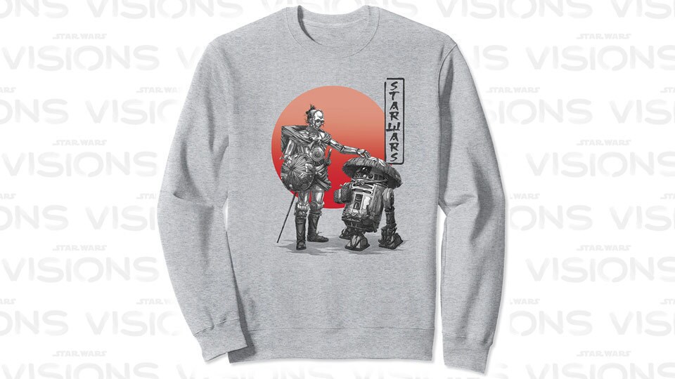 Star Wars Visions Samurai Droid Sunset Sweatshirt