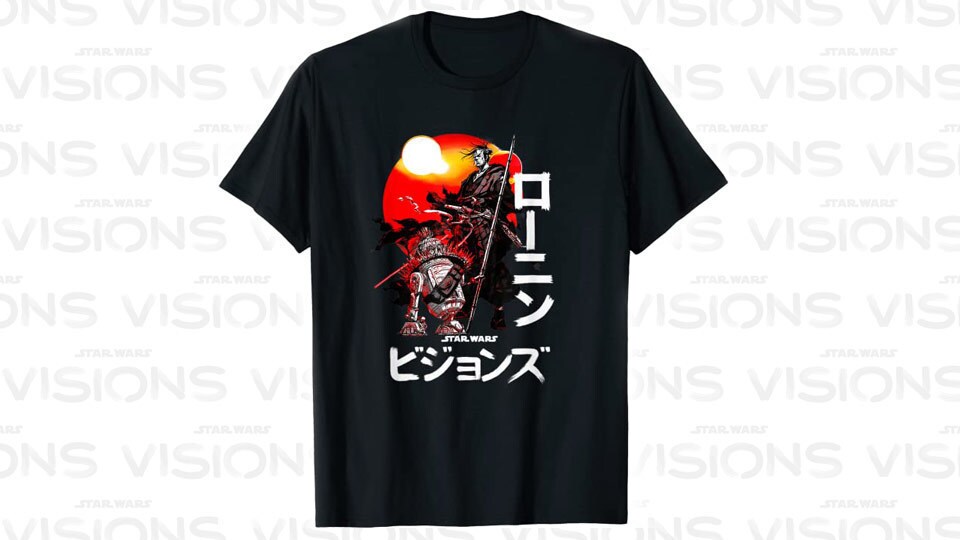 Star Wars Visions Samurai Poster T-Shirt