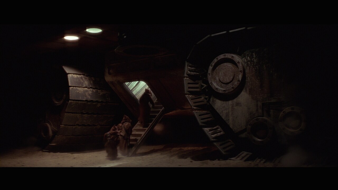 A generation later, C-3PO and R2-D2 were marooned on Tatooine. The two split up, and Jawas ambush...