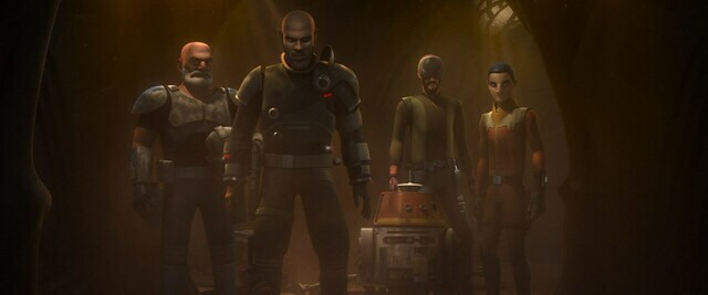 Saw Gerrera on Geonosis