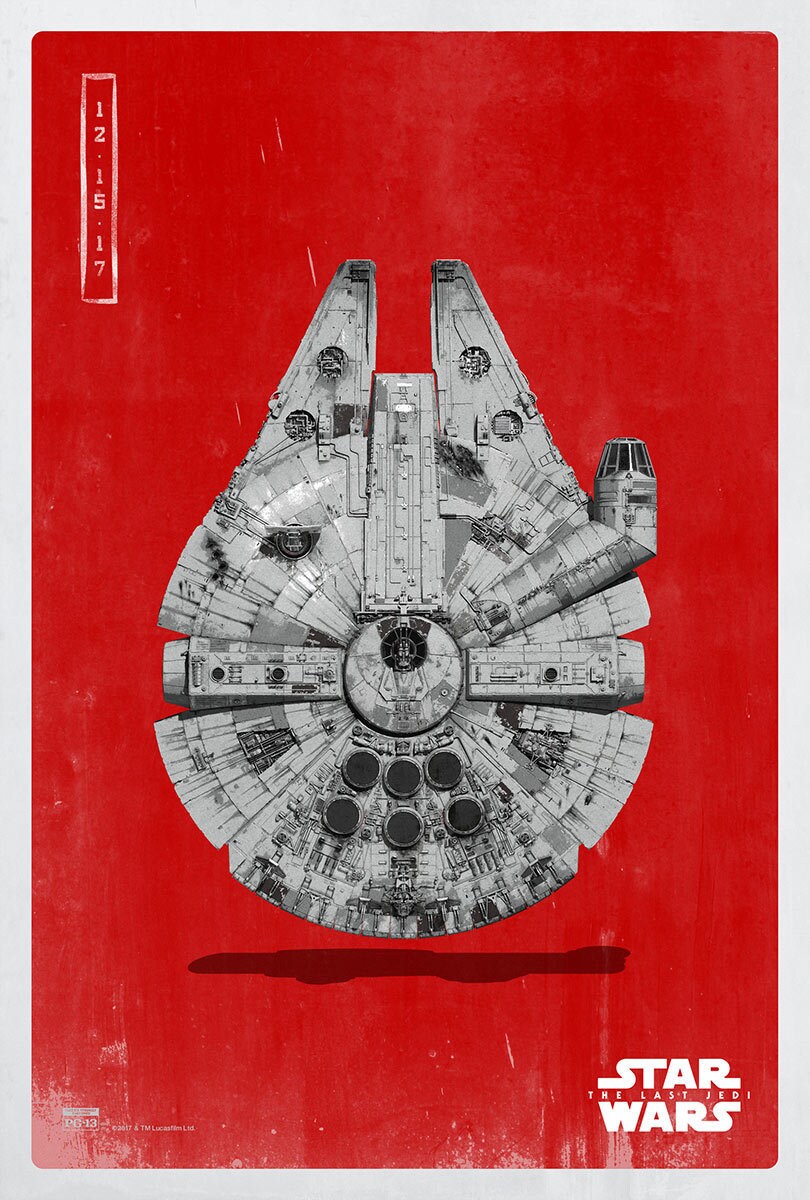 Pop Icon poster: Millennium Falcon