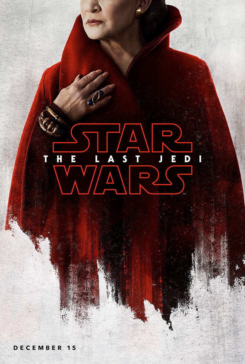 The Last Jedi D23 character poster: Leia Organa
