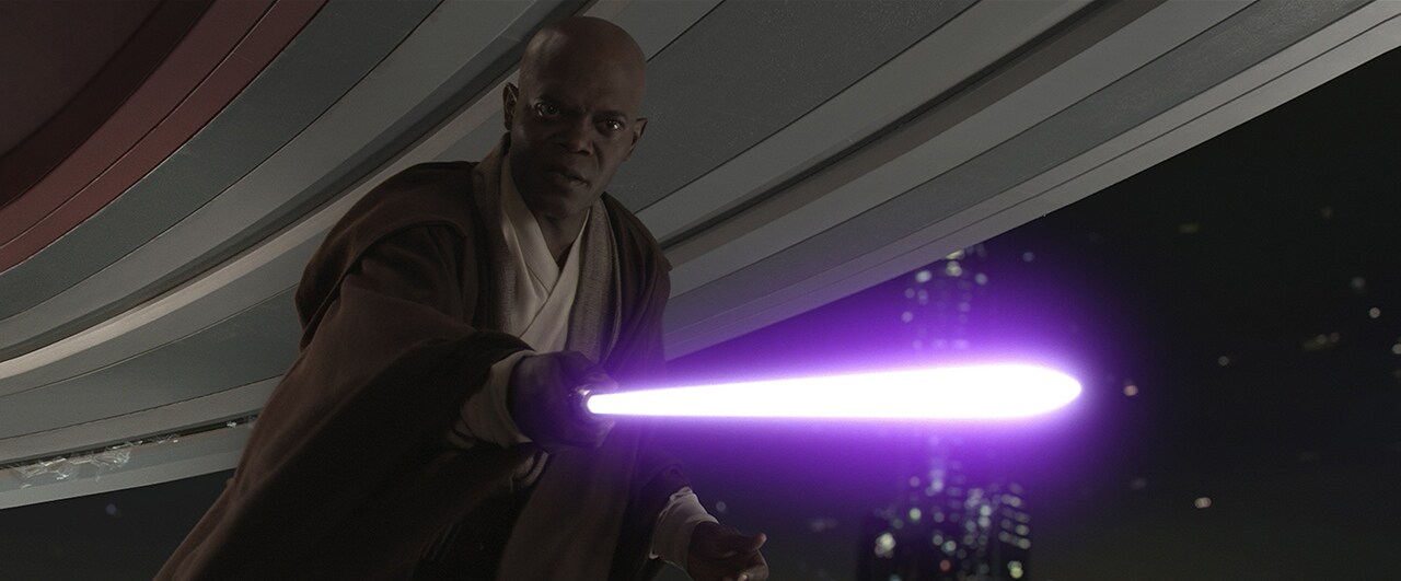 Mace attacks Palpatine