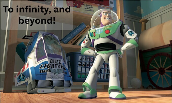 toy story buzz lightyear to infinity and beyond