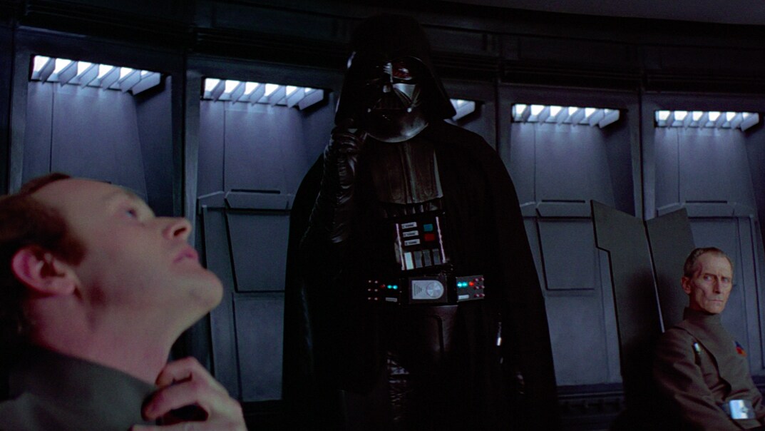 Darth Vader Force choke Admiral Motti