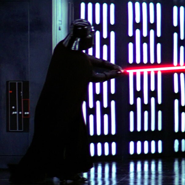 Darth Vader versus Obi-Wan Kenobi