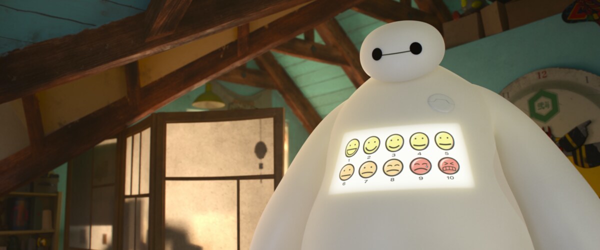 Baymax from the animated movie "Big Hero 6"