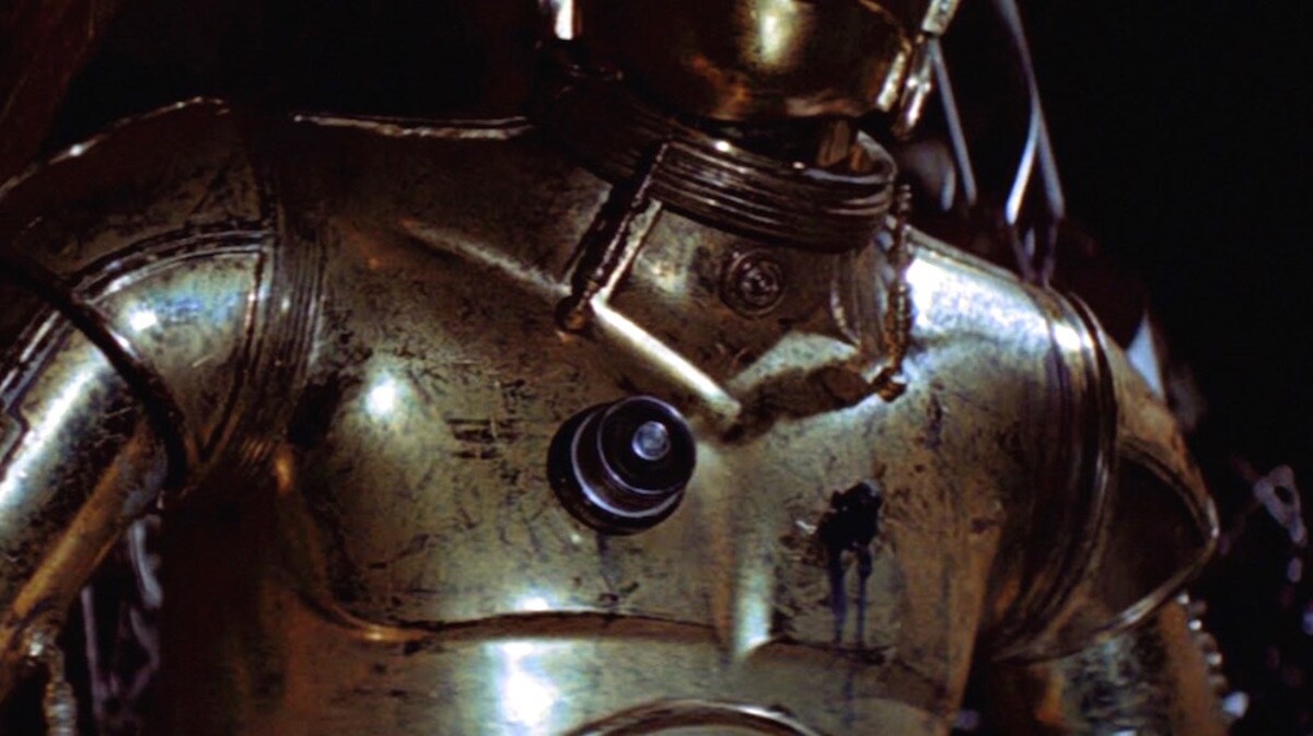 Restraining bolt attached to a droid