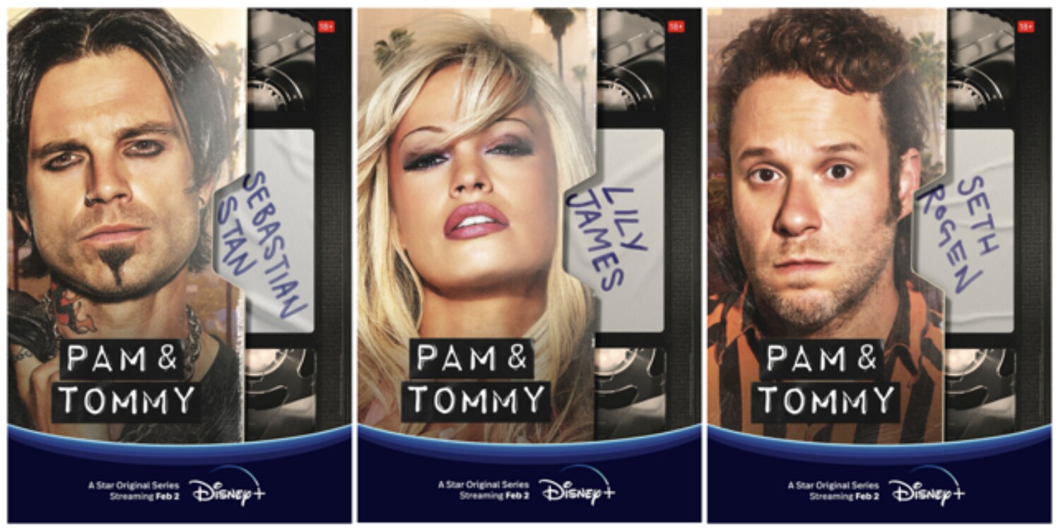 Pam & Tommy Character Posters