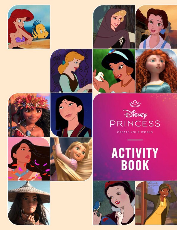 Disney Princess Activity Book front cover