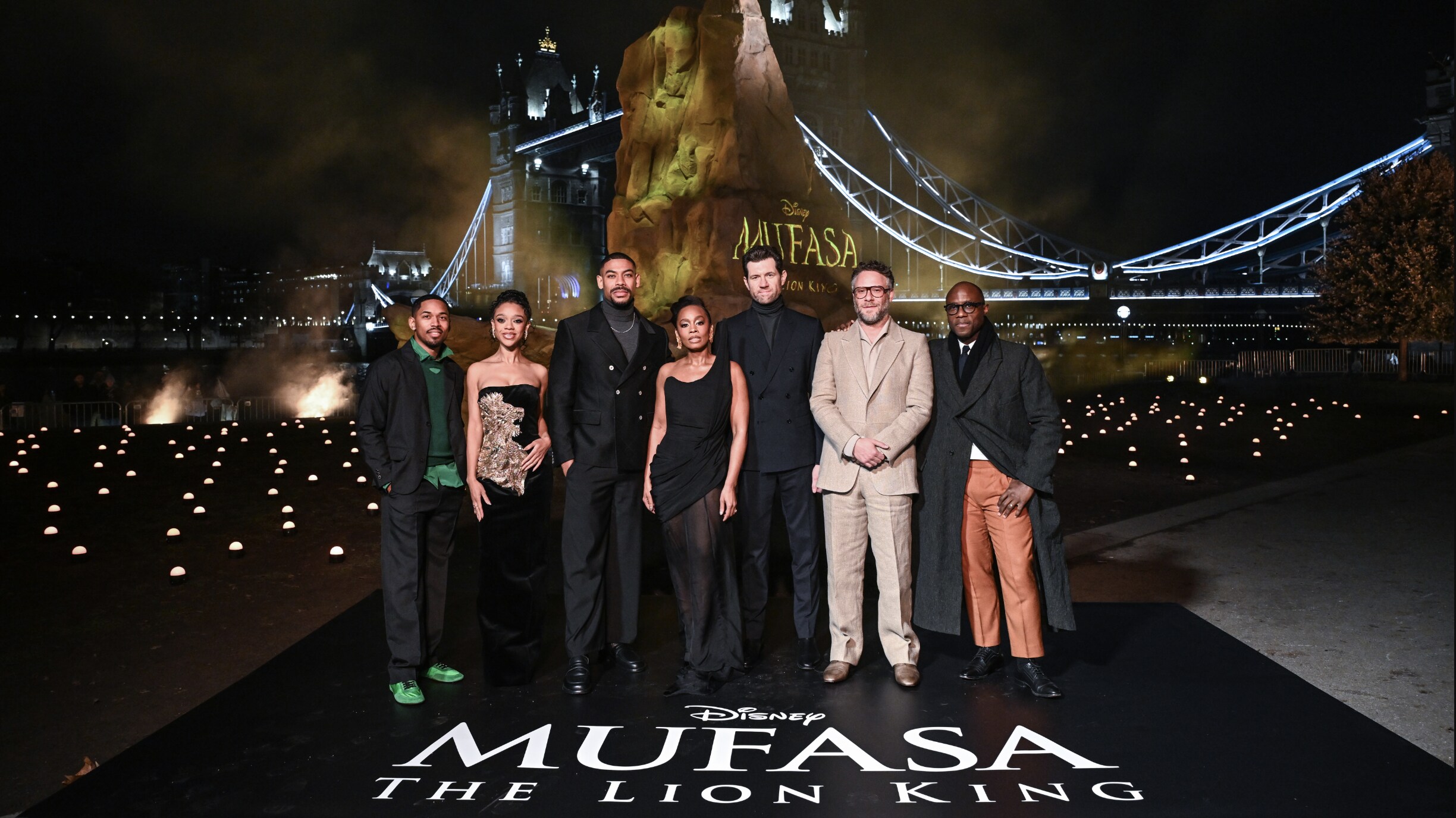 CAST & FILMMAKERS ATTEND “PRIDE ROCK” PHOTOCALL FOR DISNEY’S ‘MUFASA: THE LION KING’ AT TOWER BRIDGE 