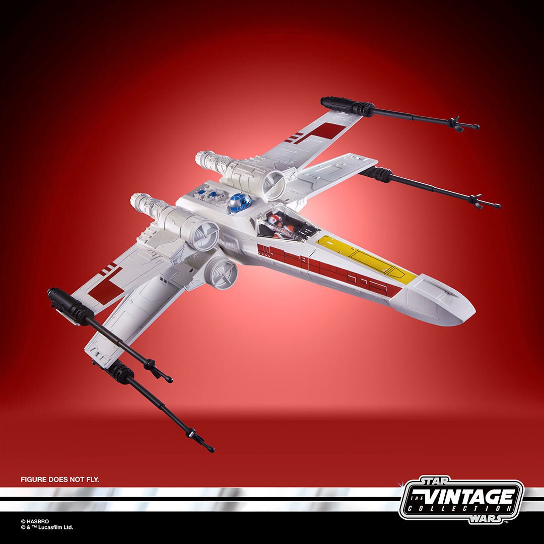 Hasbro's The Vintage Collection X-wing fighter and Luke SKywalker