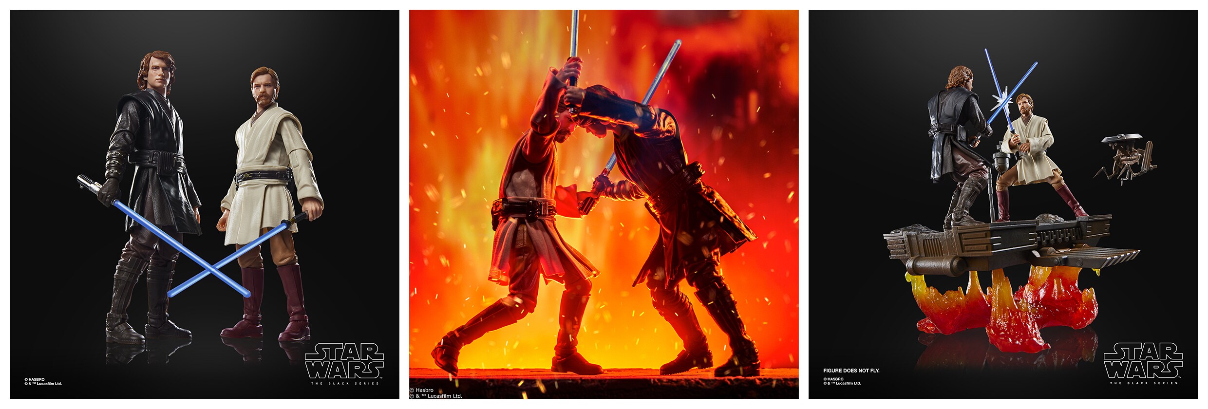 Hasbro Black Series Anakin and Obi-Wan duel