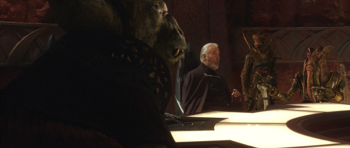Dooku meeting with prospective members of the Confederacy