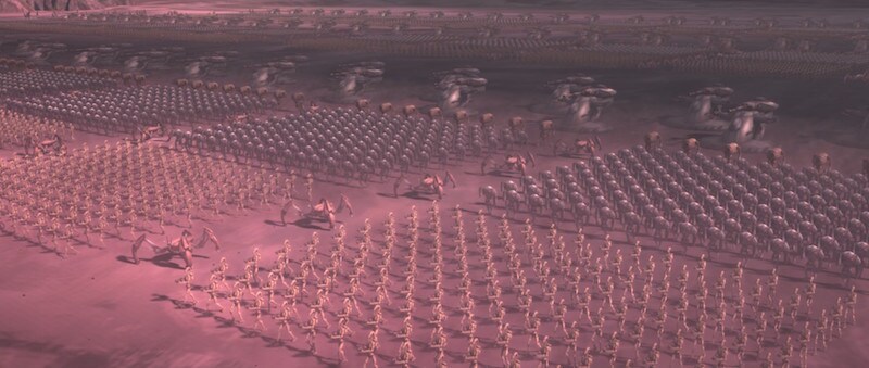 The Droid Army on Malastare