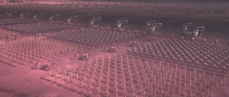 The Droid Army on Malastare