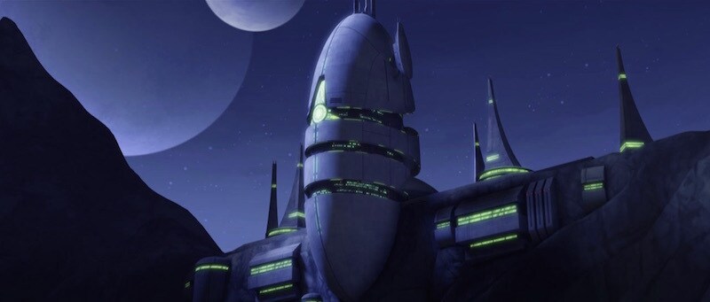 Count Dooku's citadel on Serenno
