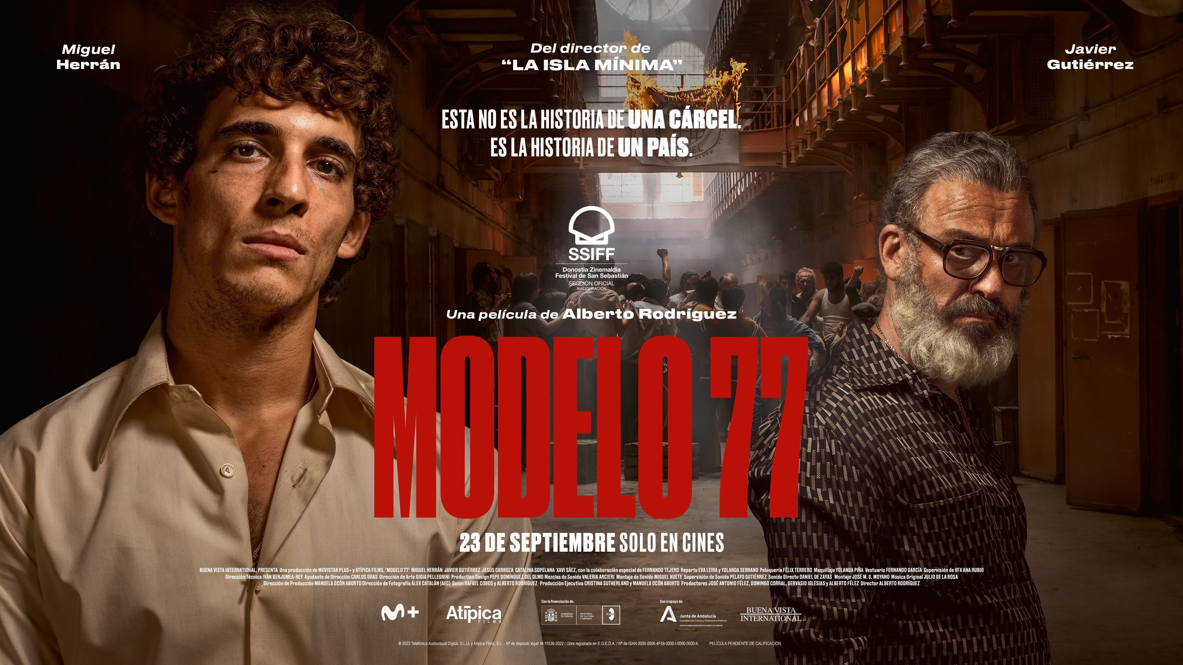 ‘MODELO 77’, LA NUEVA PELÍCULA DE ALBERTO RODRÍGUEZ, PRESENTA SU CARTEL OFICIAL
